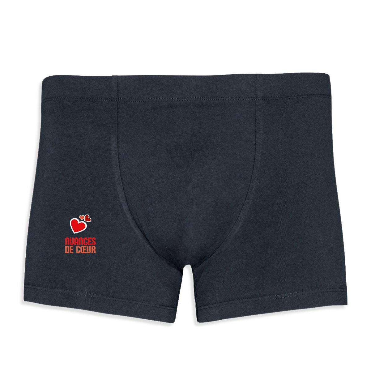 Boxer Homme - Amour en nuances de coeurs rouges - face_1