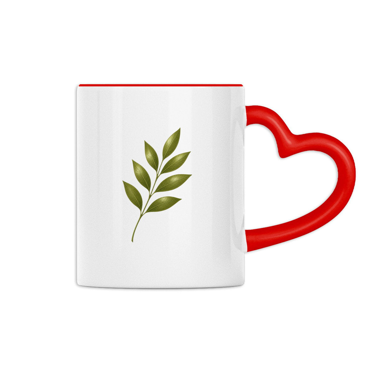 Mug à anse en forme de coeur : Évoquez la fragilité de la nature - face_1
