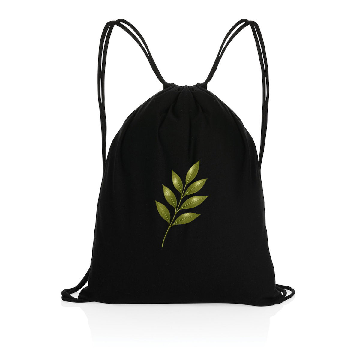 Sac à dos à cordelettes recyclé : Évoquez la fragilité de la nature - face_2