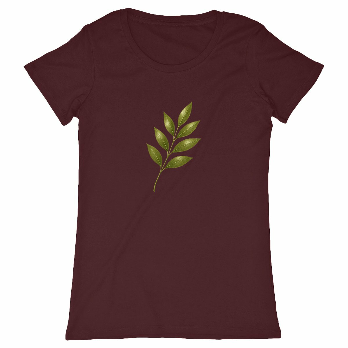 T-shirt Femme Classique - Évoquez la Fragilité de la Nature - face_bordeaux