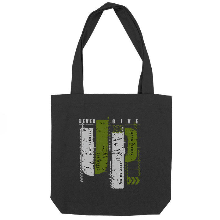 Totebag épais - Élégance en gris et vert olive