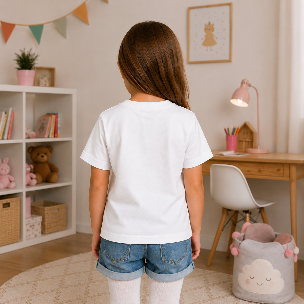 T-shirt Enfant Epais - Élégance en Gris et Vert Olive