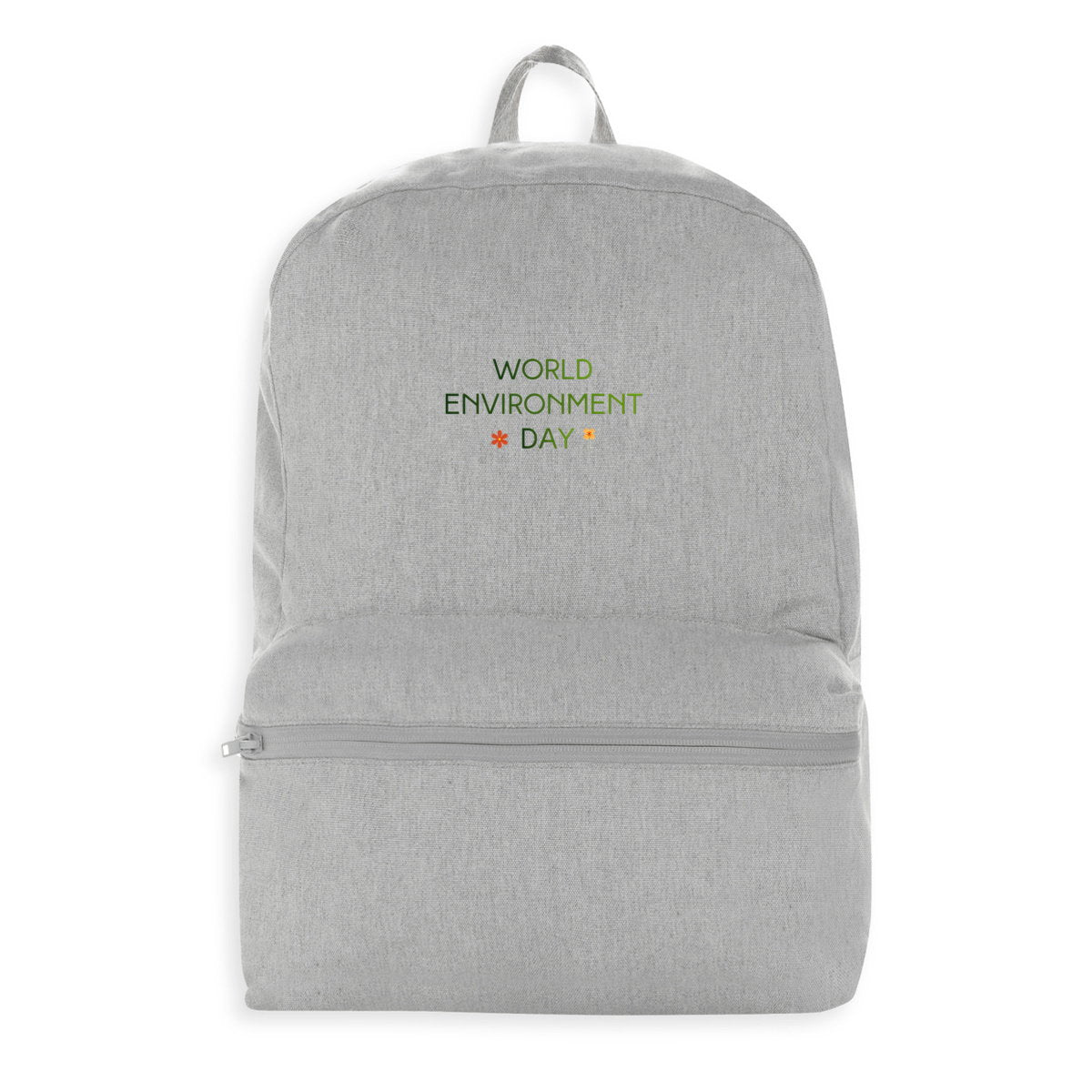 Sac à dos 100 % recyclé pour la Journée Mondiale de l'Environnement - face_0