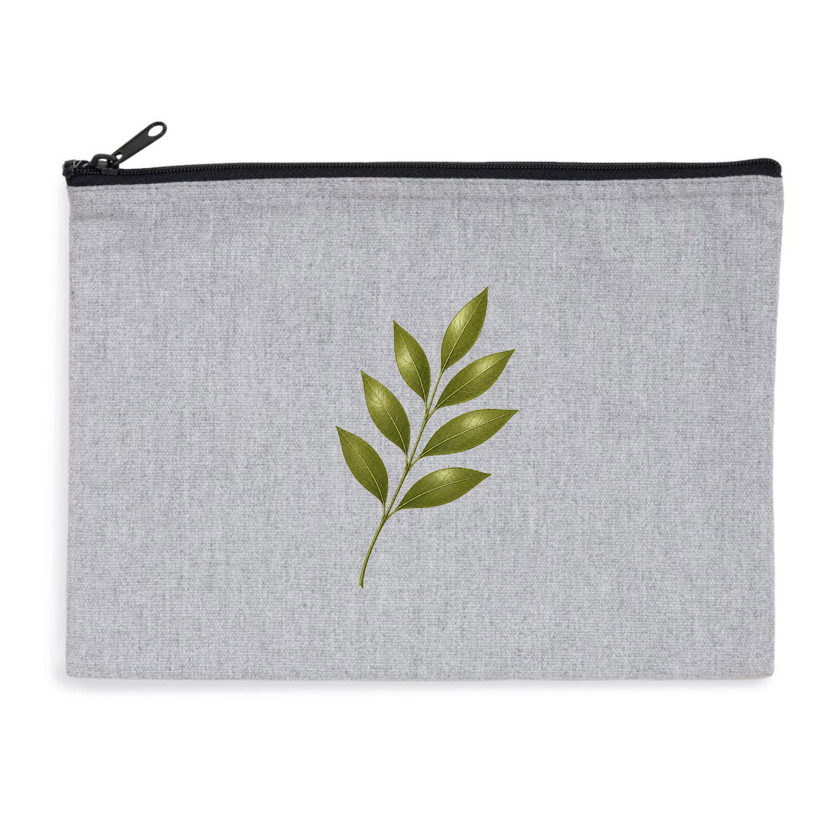 Pochette zippée recyclée : Élégance écoresponsable en harmonie avec la nature - face_0