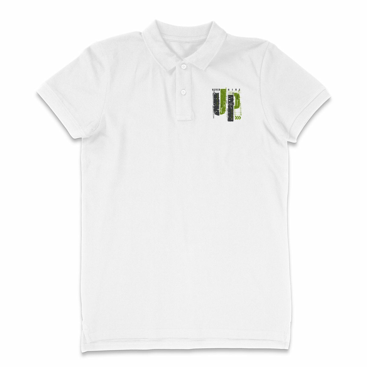 Polo Léger Homme - Élégance en Gris et Vert Olive - face_0