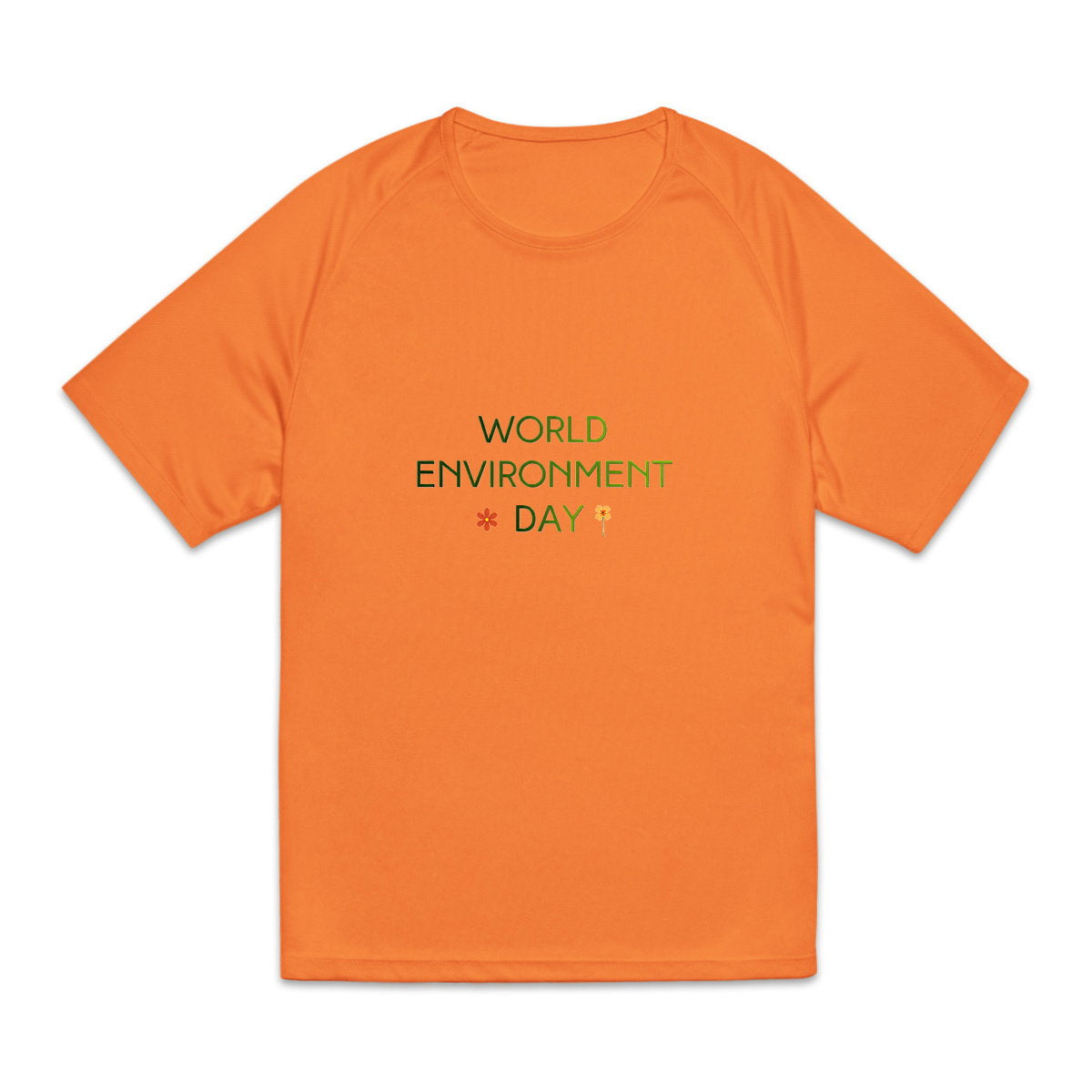 T-shirt de sport recyclé pour homme - Célébrez la Journée de l'Environnement - face_0