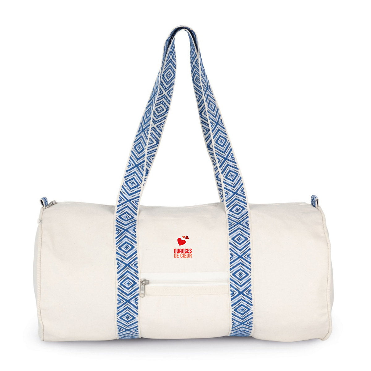 Sac Polochon - Nuances de Coeurs Rouges pour un Style Passionné - face_0