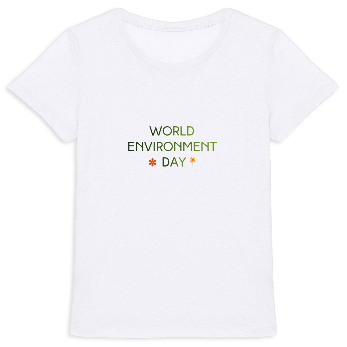 T-shirt Femme Epais : Célébrez la Journée Mondiale de l'Environnement - face_0