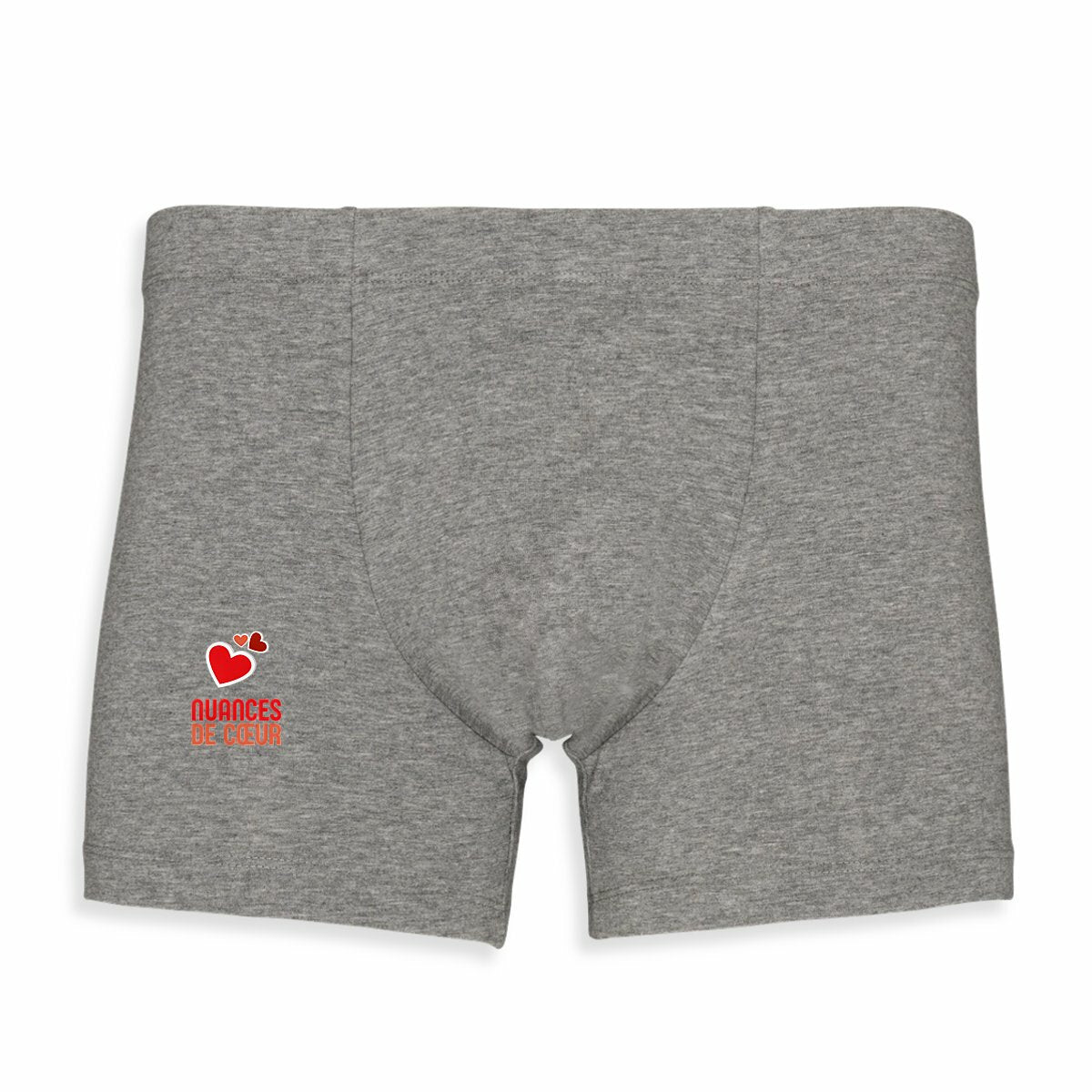 Boxer Homme - Amour en nuances de coeurs rouges - face_0
