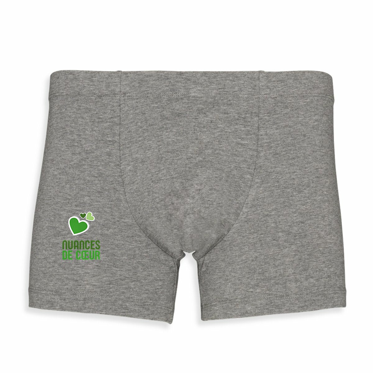 Boxer Homme - Découvrez les nuances de coeurs verts - face_0