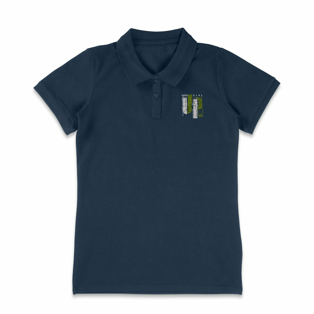 Polo Léger Femme : Élégance en Gris et Vert Olive - face_0