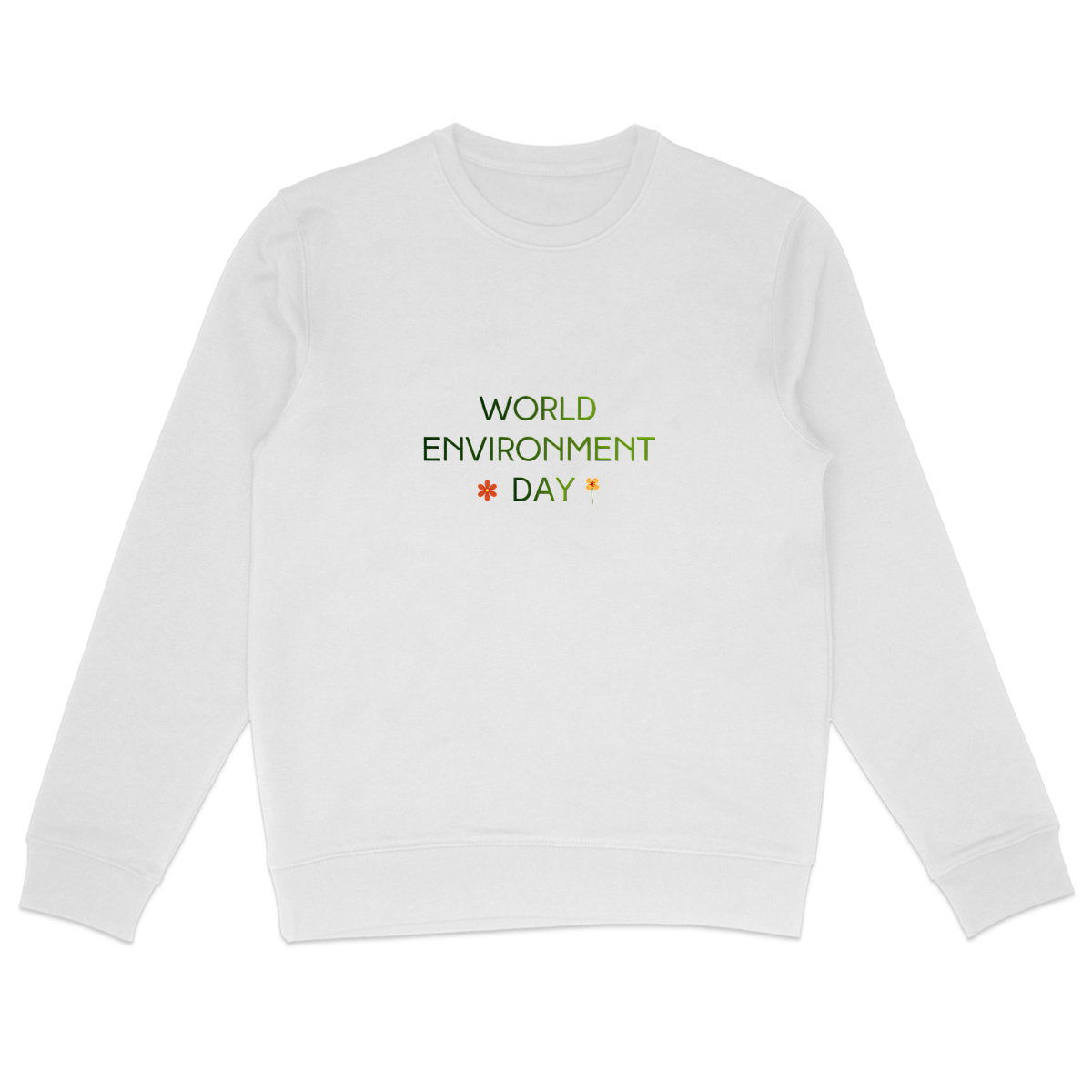 Sweat-shirt Léger Unisexe - Célébrez la Journée Mondiale de l'Environnement - face_0