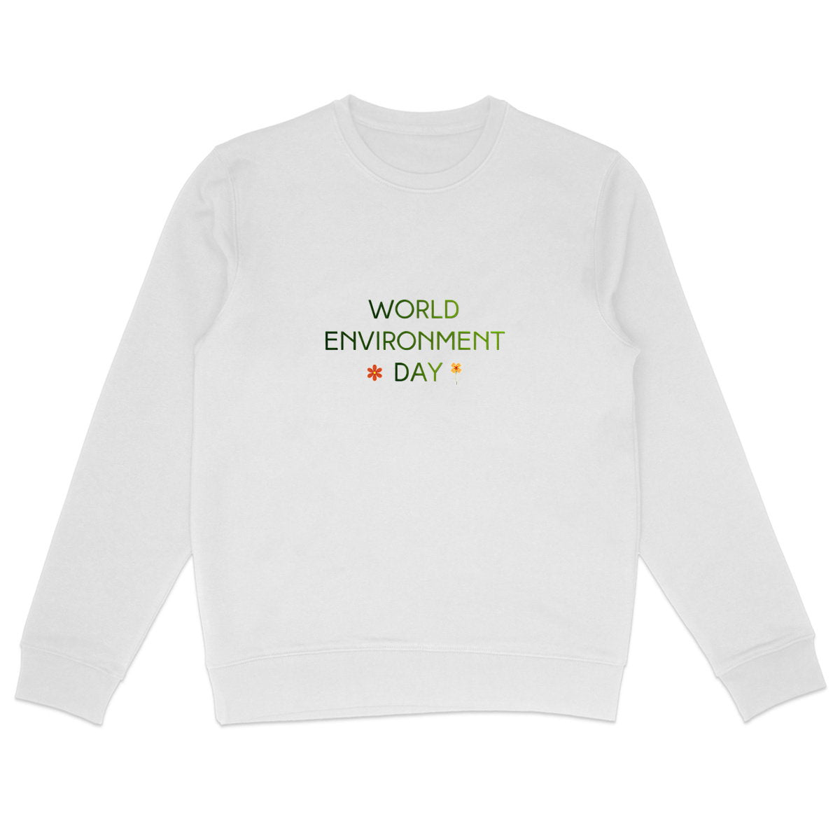 Sweat-shirt Léger Unisexe pour la Journée Mondiale de l'Environnement - face_0