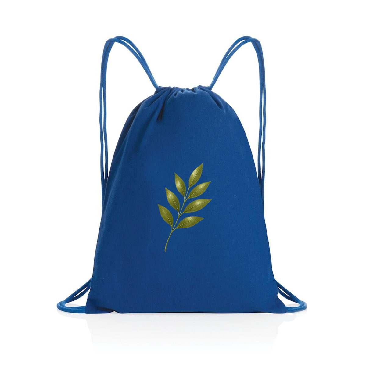 Sac à dos à cordelettes recyclé : Évoquez la fragilité de la nature - face_1