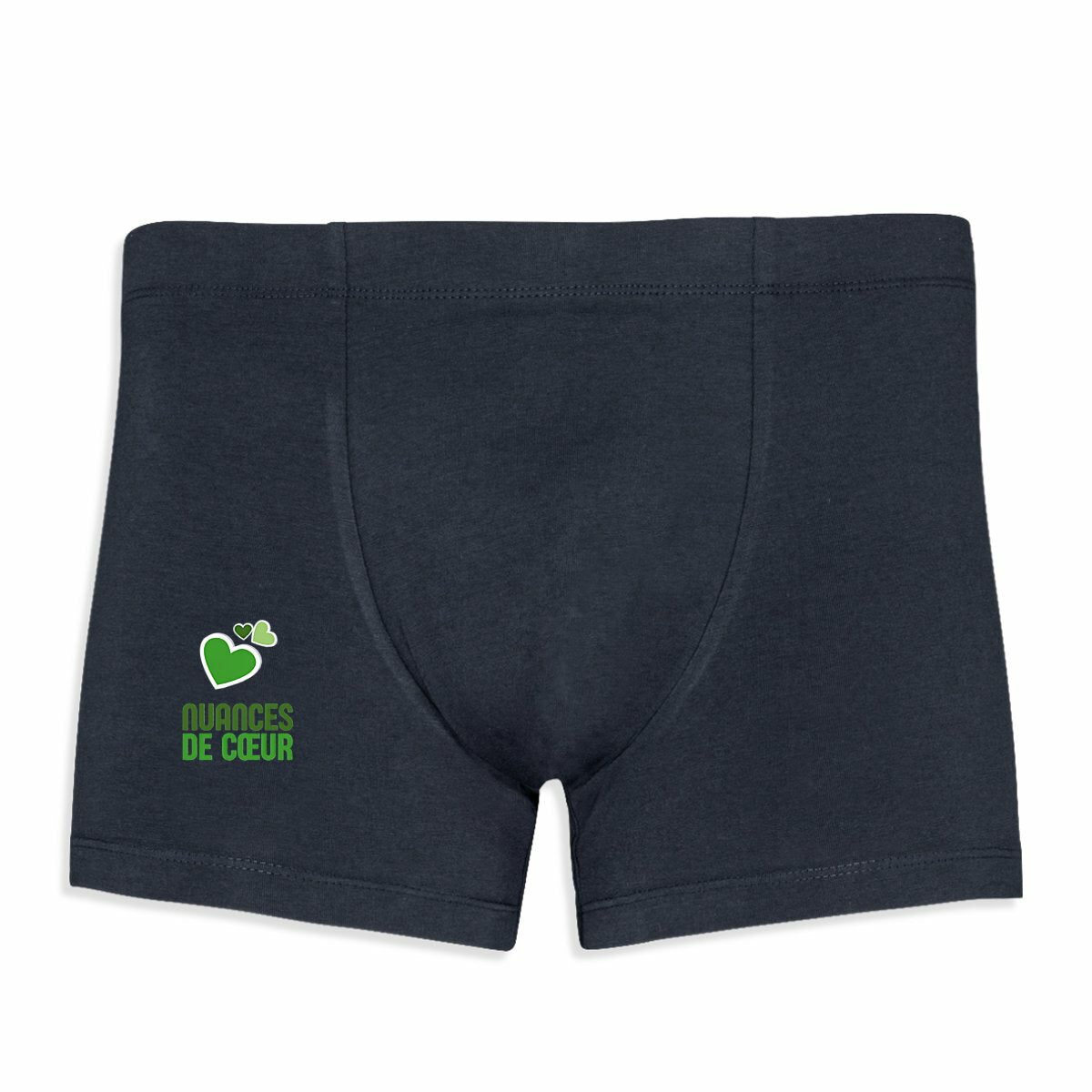 Boxer Homme - Découvrez les nuances de coeurs verts - face_1