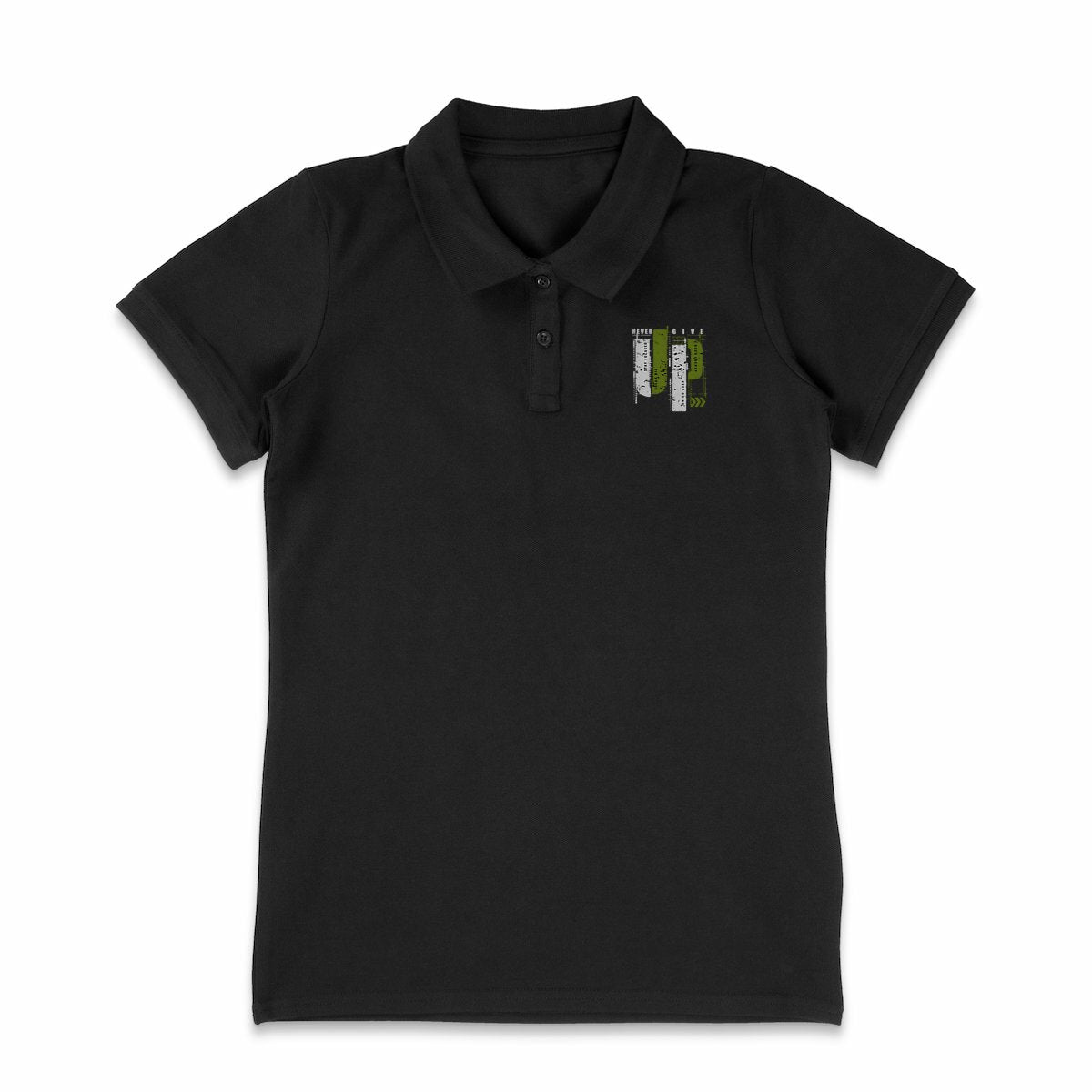 Polo Léger Femme : Élégance en Gris et Vert Olive - face_1