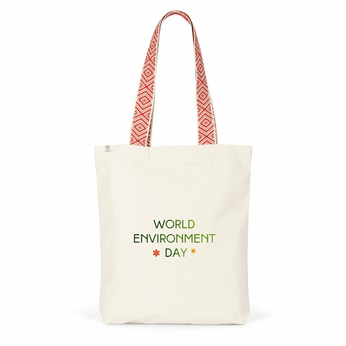 Totebag ethnique : Célébrez la Journée mondiale de l'environnement - face_1