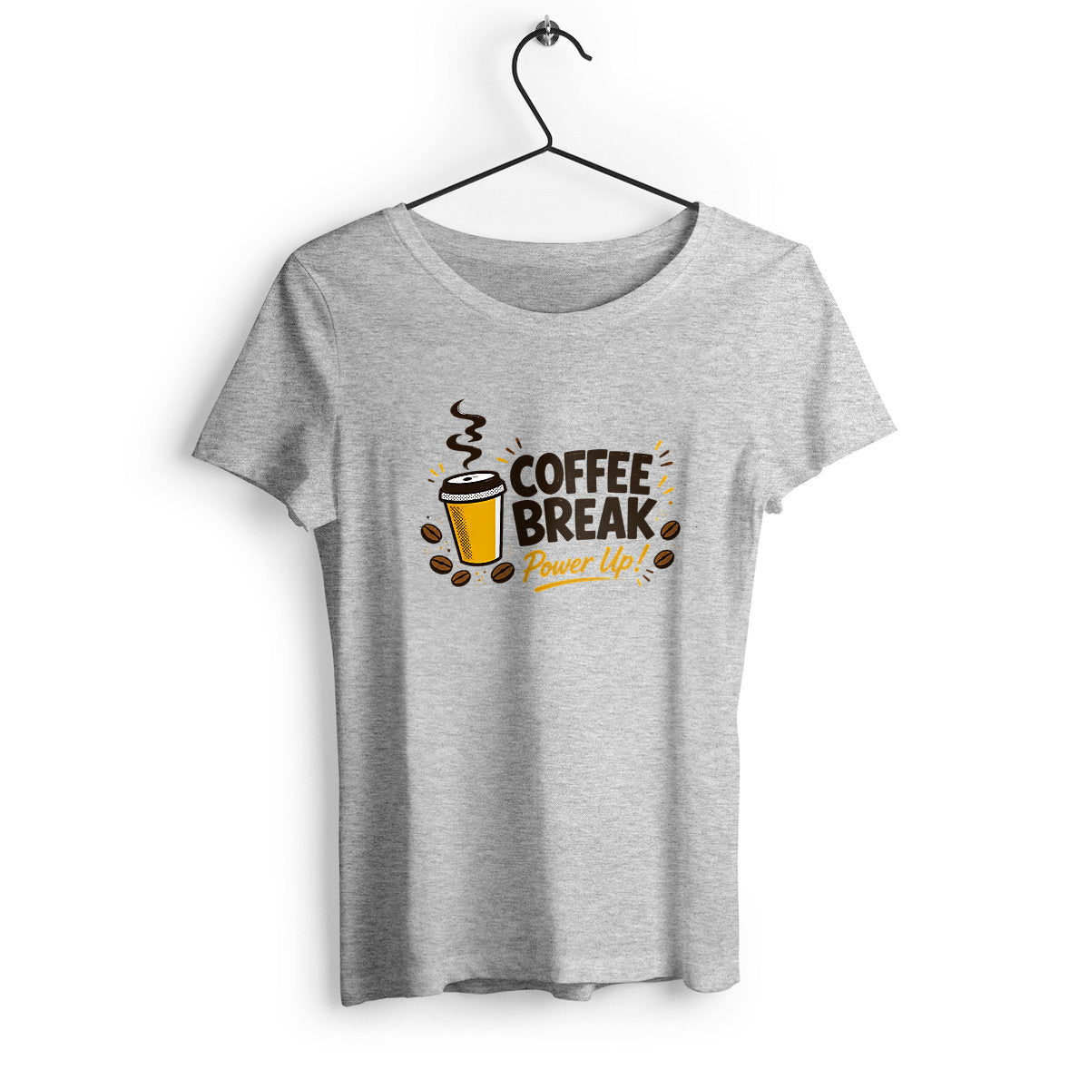 T-shirt Femme Epais - Pause café - face_1