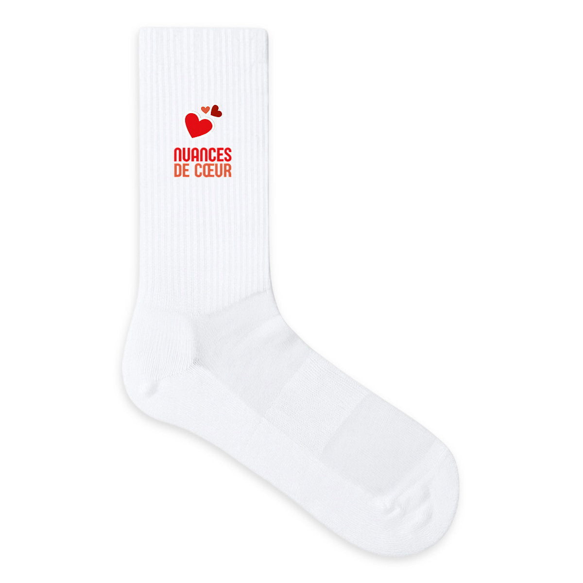 Chaussettes Nuances de Coeurs Rouges - Le Parfait Cadeau - face_1