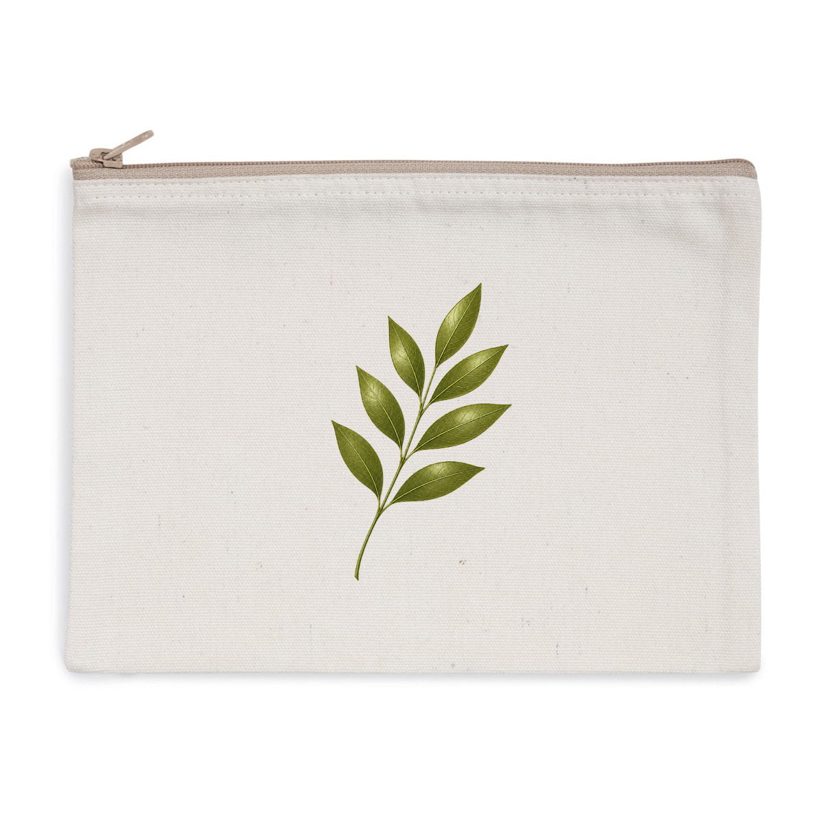 Pochette zippée recyclée : Élégance écoresponsable en harmonie avec la nature - face_1