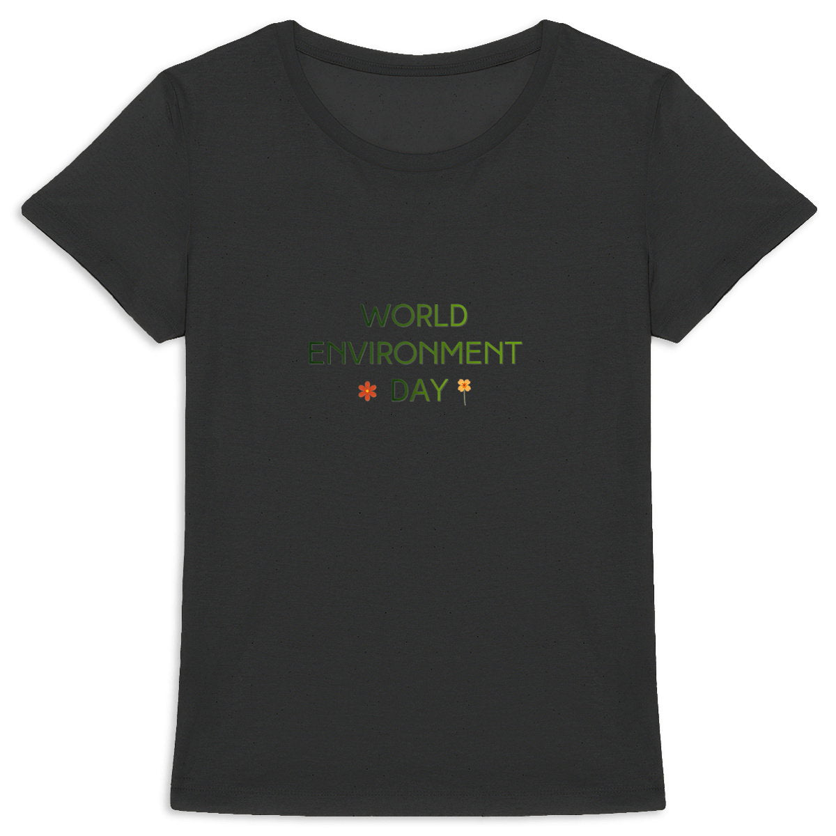 T-shirt Femme Epais : Célébrez la Journée Mondiale de l'Environnement - face_1