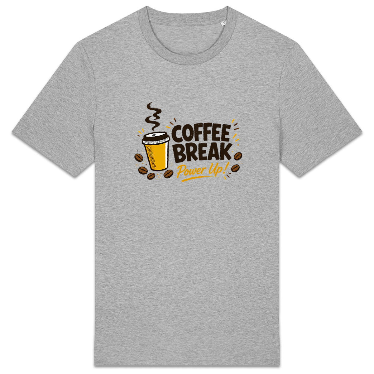 T-shirt Unisexe épais - Pause café - face_1
