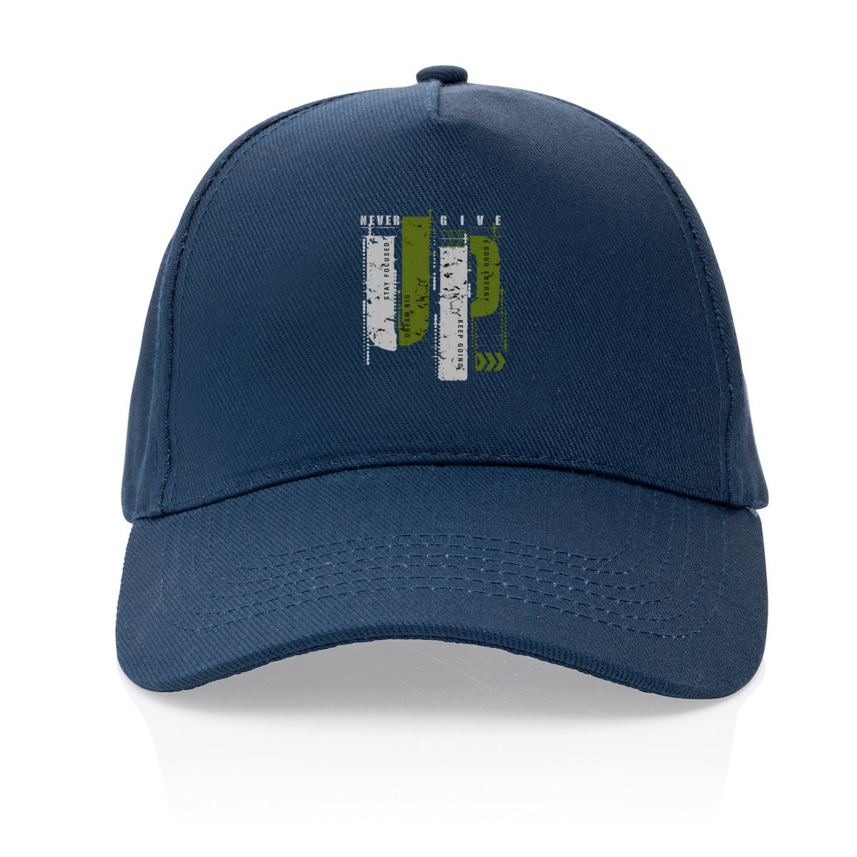 Casquette 100% recyclée : Élégance en gris vert olive - face_1