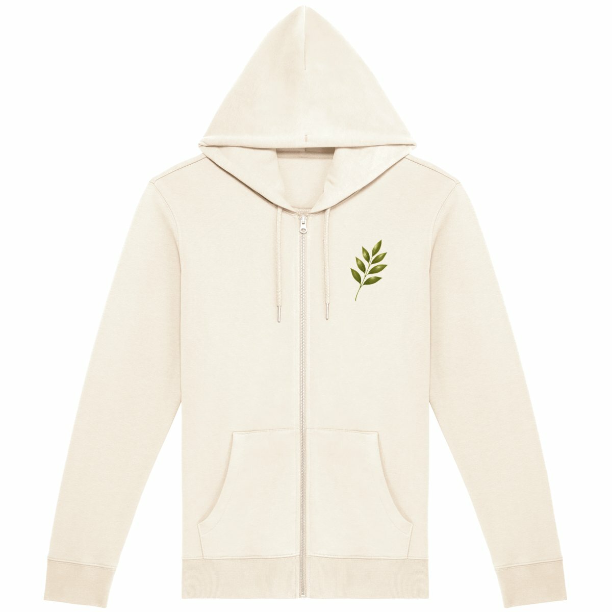 Sweat à capuche zippé unisexe - Éveillez votre connexion à la nature - face_1