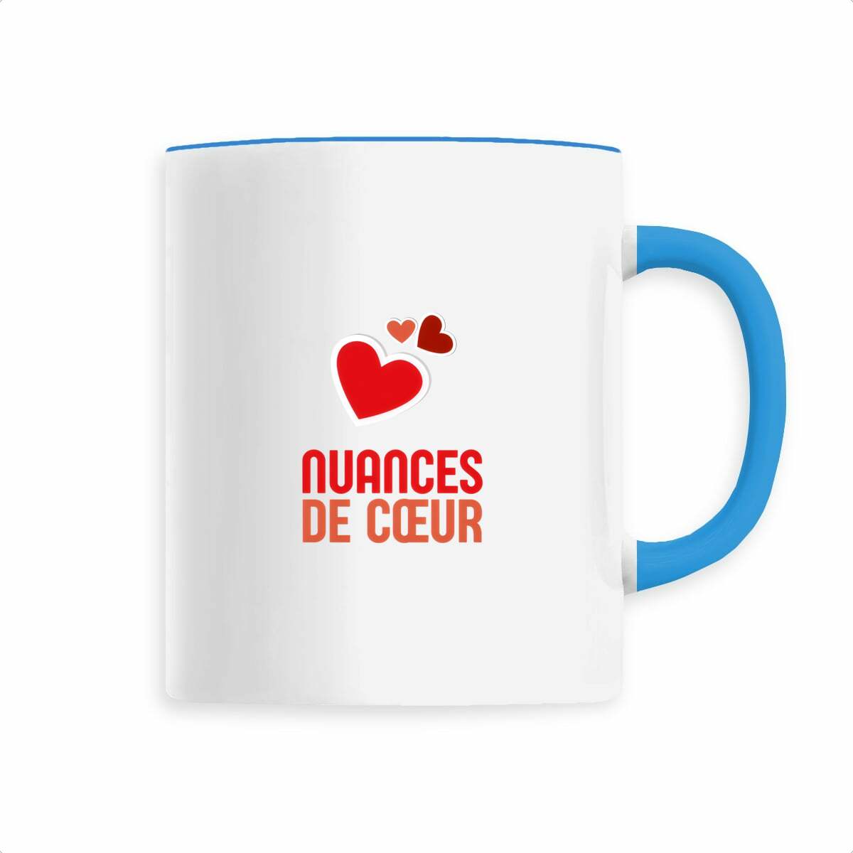 Mug céramique - Nuances de coeurs rouges pour des moments tendres - face_1