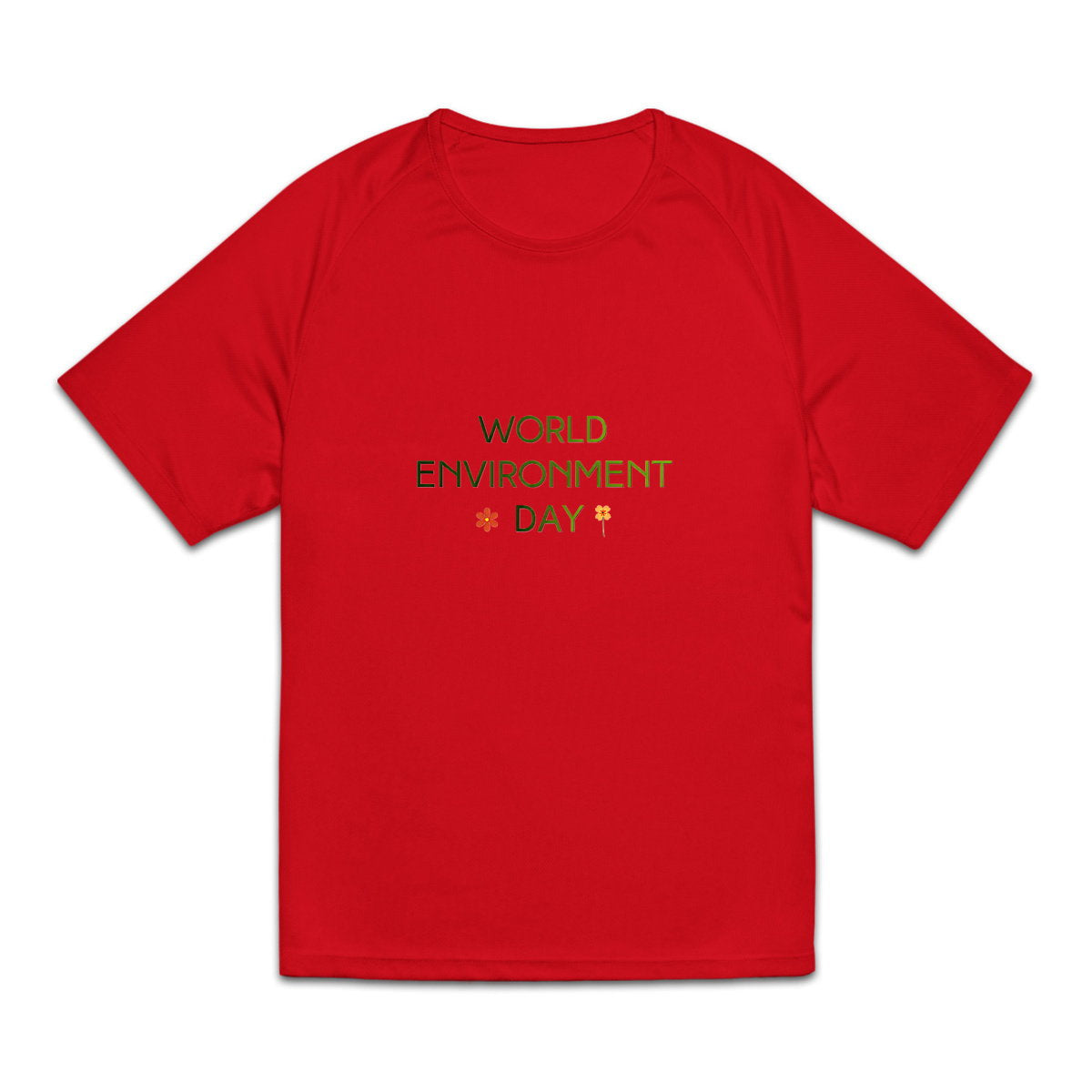 T-shirt de sport recyclé pour homme - Célébrez la Journée de l'Environnement - face_2