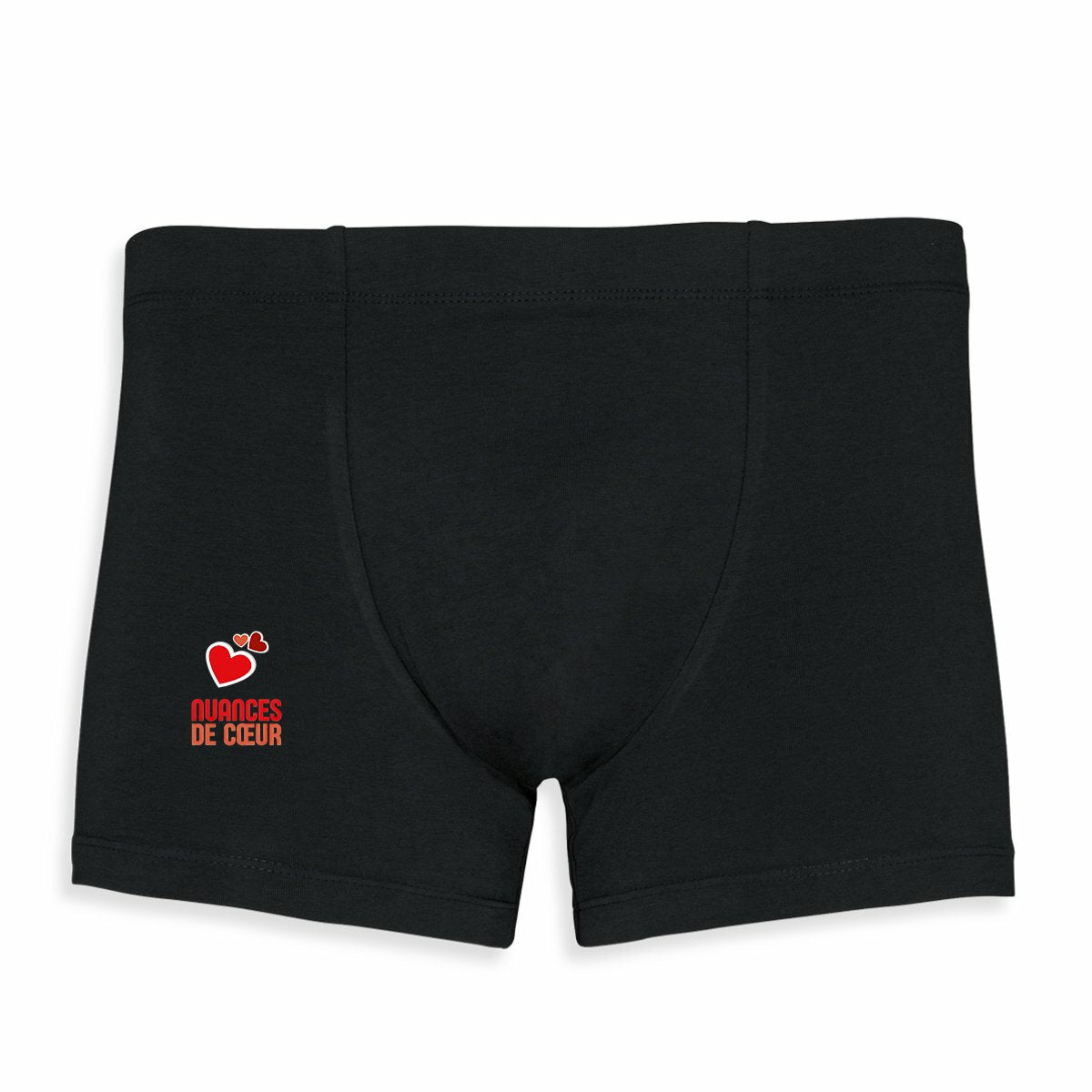 Boxer Homme - Amour en nuances de coeurs rouges - face_2