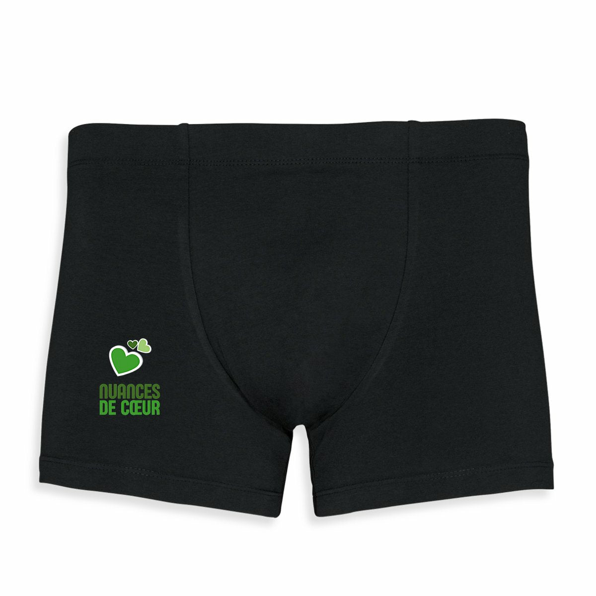 Boxer Homme - Découvrez les nuances de coeurs verts - face_2