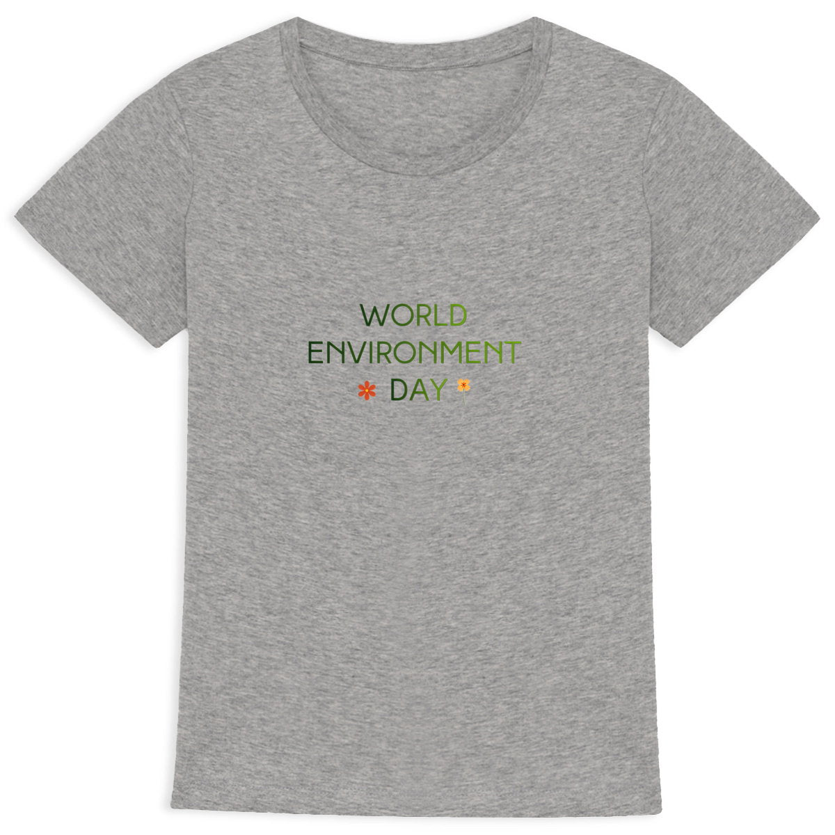 T-shirt Femme Epais : Célébrez la Journée Mondiale de l'Environnement - face_2
