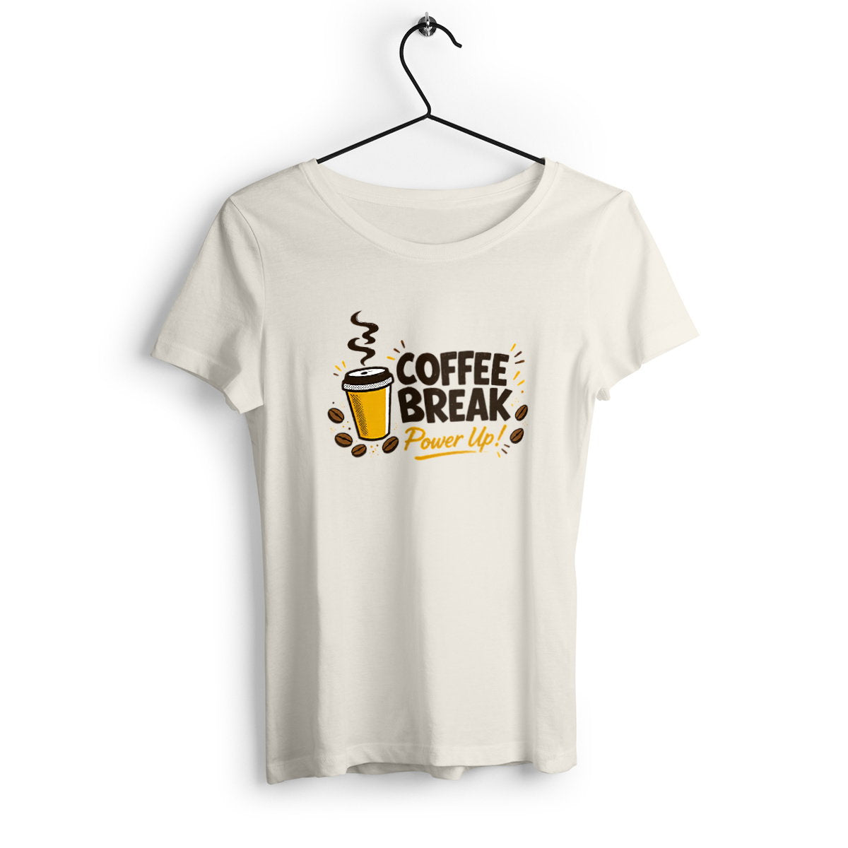 T-shirt Femme Epais - Pause café - face_2