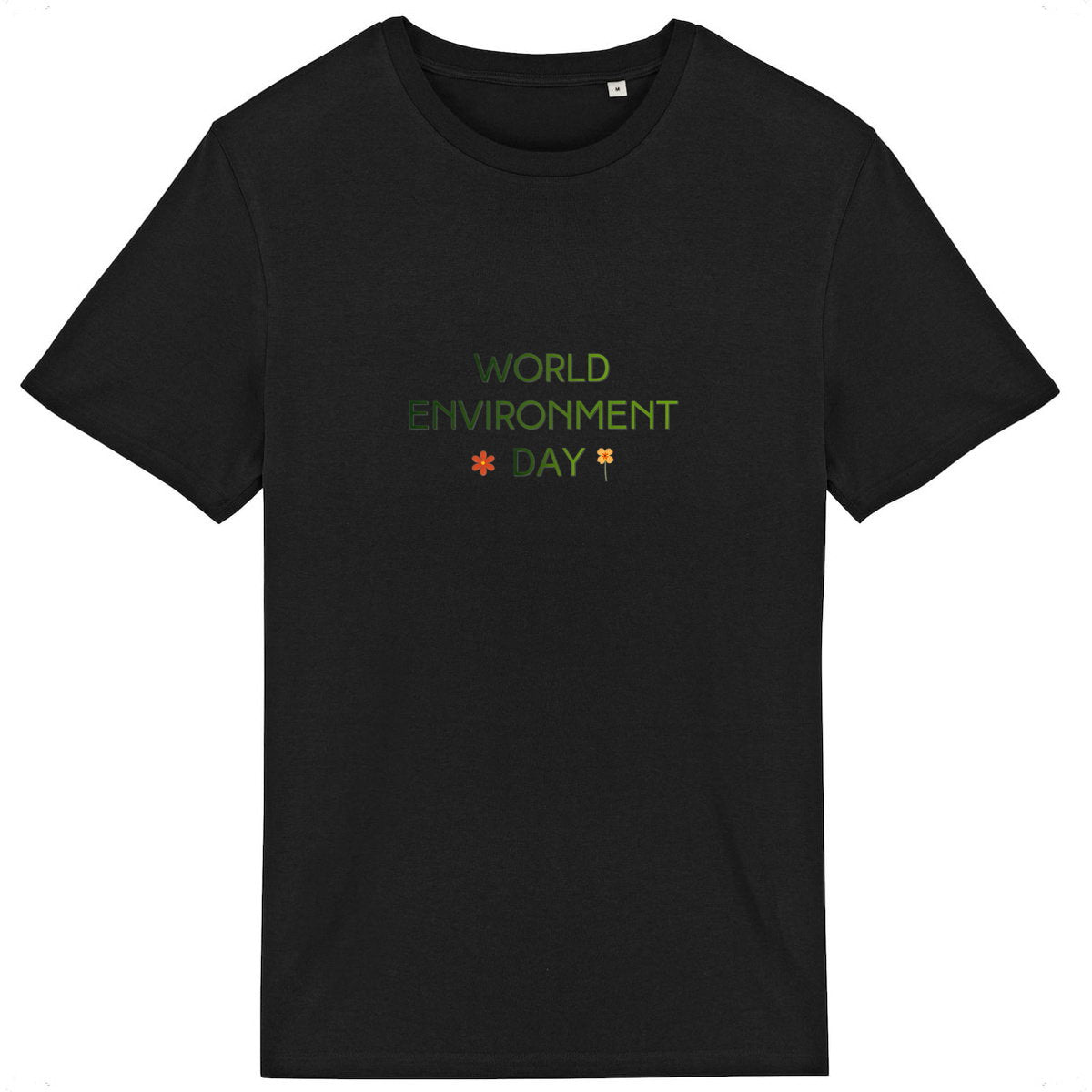 T-shirt unisexe léger : Célébrez la Journée Mondiale de l'Environnement - face_2