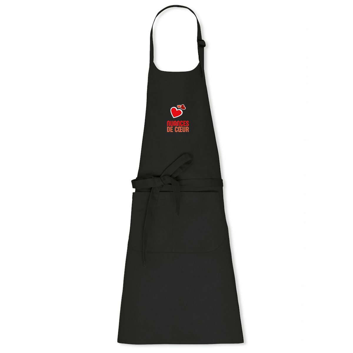 Tablier - Nuances de coeurs rouges pour les passionnés de cuisine - face_2