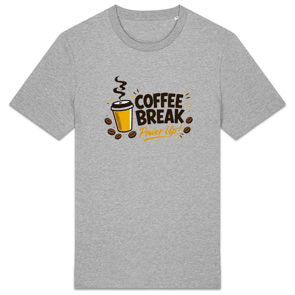 T-shirt Unisexe épais - Pause café - face_2