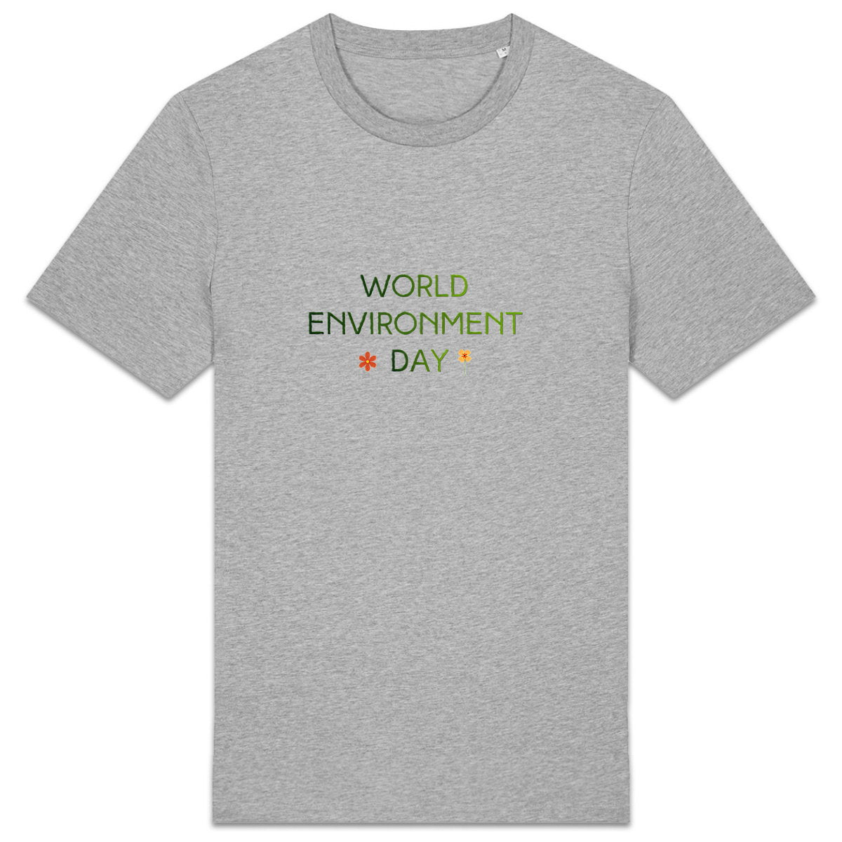T-shirt Unisexe épais pour la Journée mondiale de l'environnement - face_2