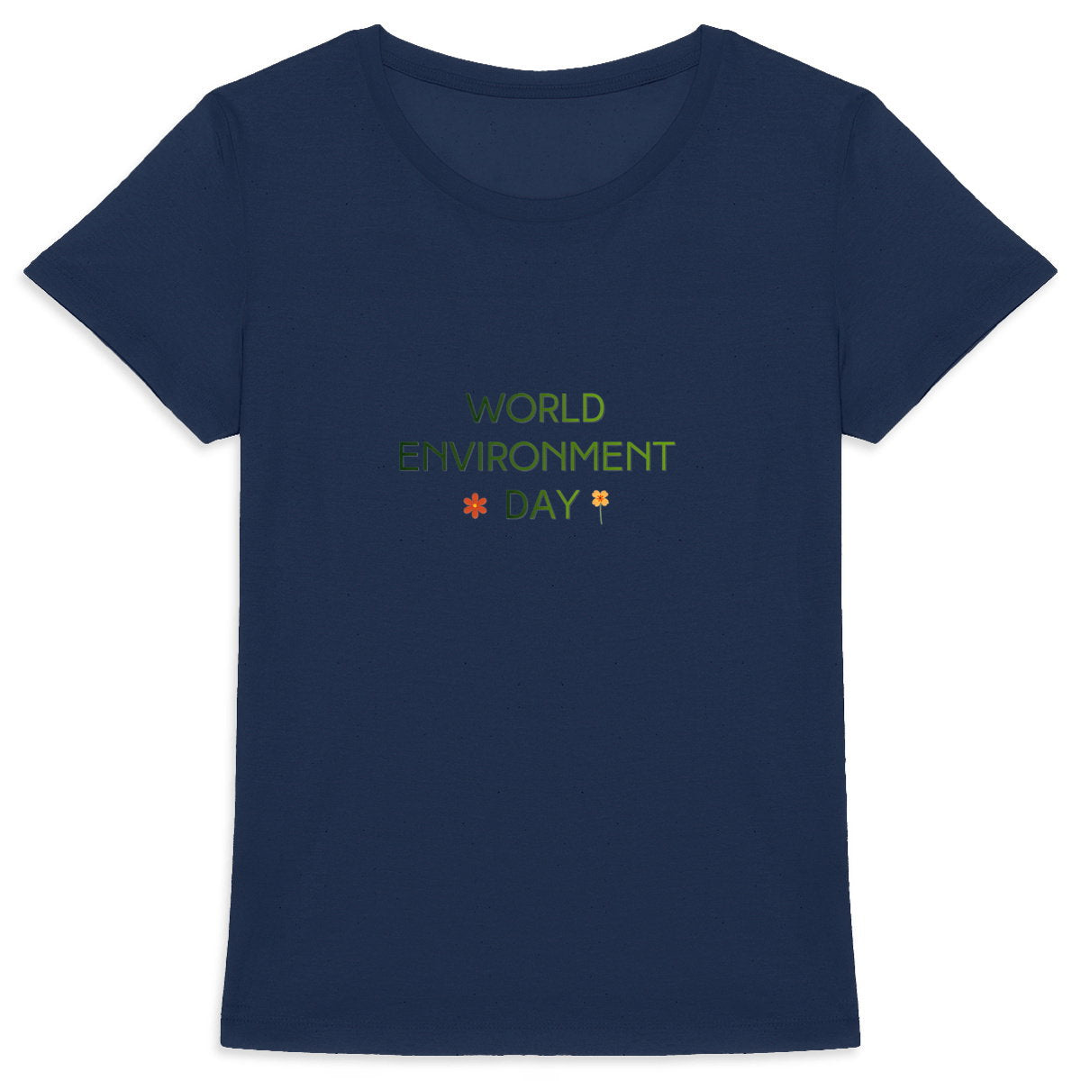 T-shirt Femme Epais : Célébrez la Journée Mondiale de l'Environnement - face_3