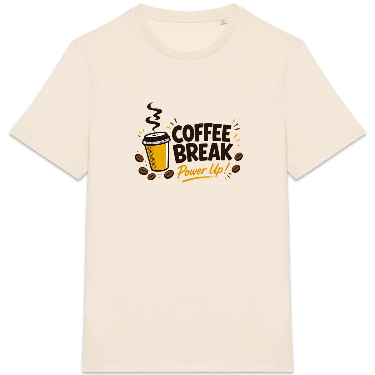 T-shirt Unisexe épais - Pause café - face_3