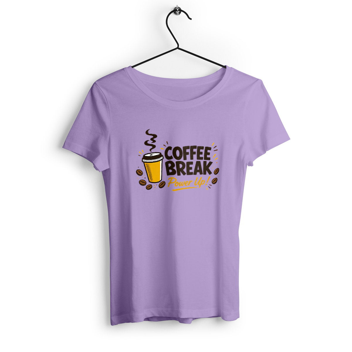 T-shirt Femme Epais - Pause café - face_3