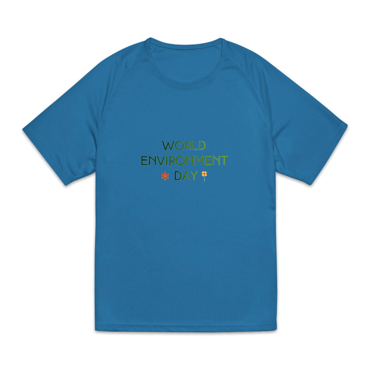 T-shirt de sport recyclé pour homme - Célébrez la Journée de l'Environnement - face_3
