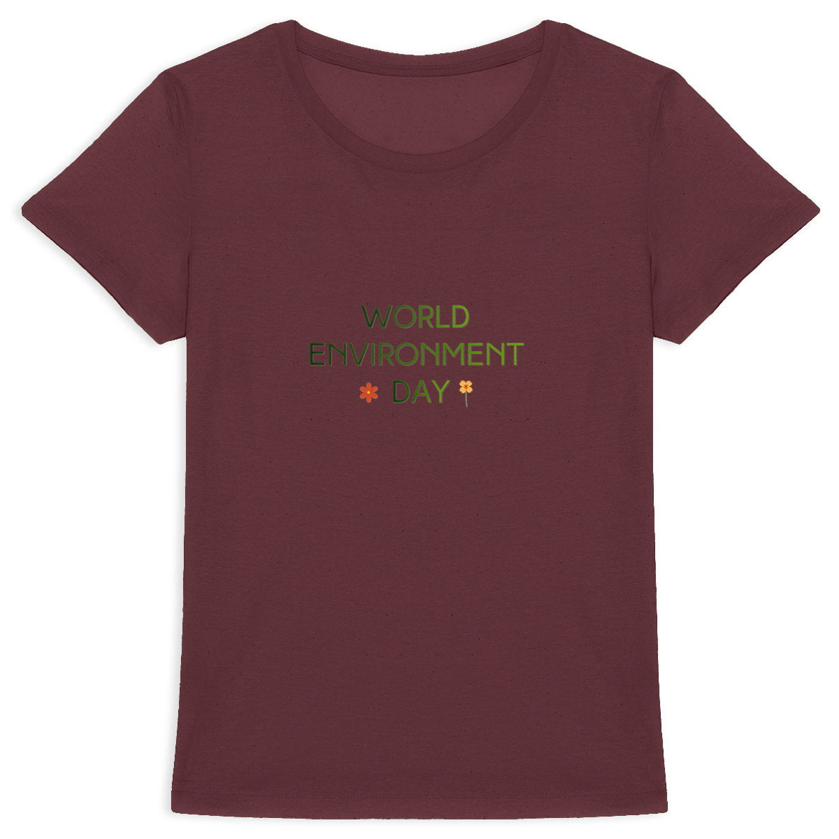 T-shirt Femme Epais : Célébrez la Journée Mondiale de l'Environnement - face_4