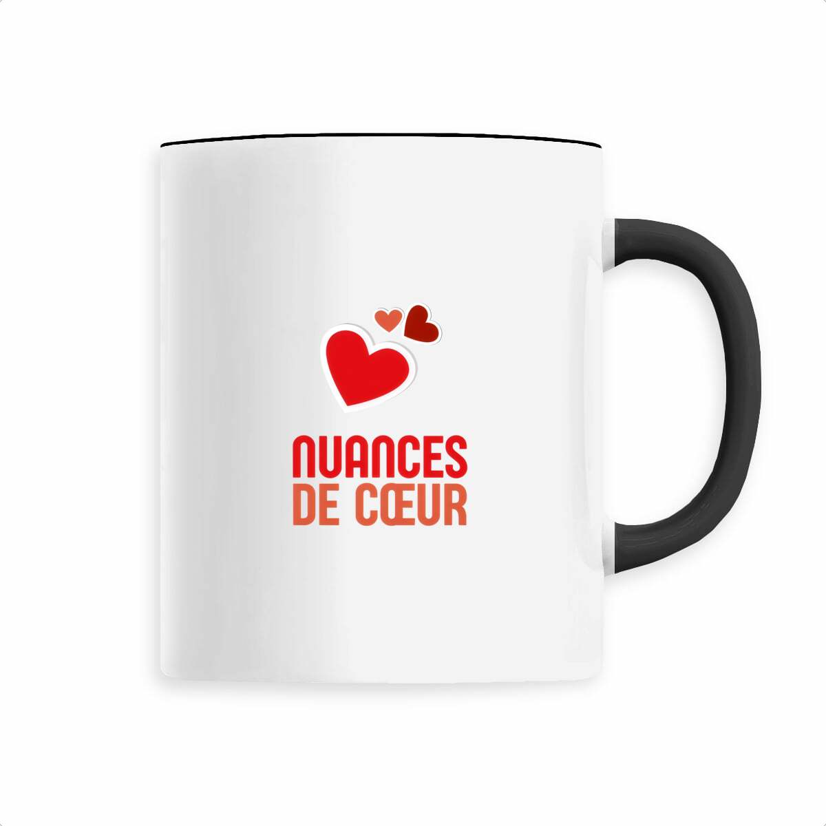 Mug céramique - Nuances de coeurs rouges pour des moments tendres - face_4