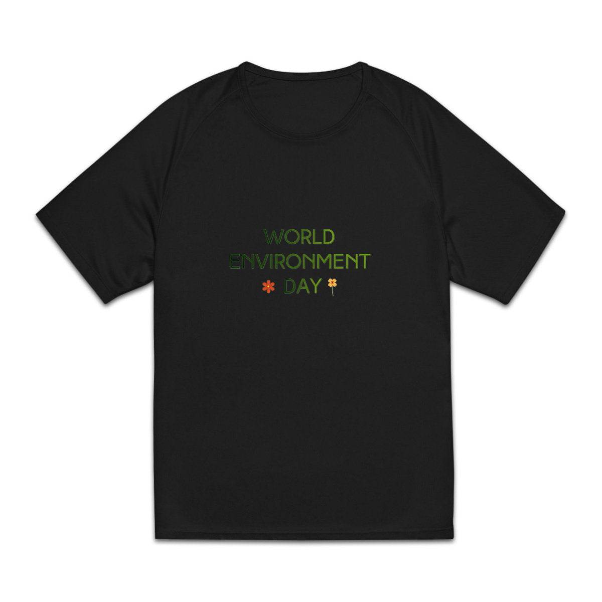 T-shirt de sport recyclé pour homme - Célébrez la Journée de l'Environnement - face_4