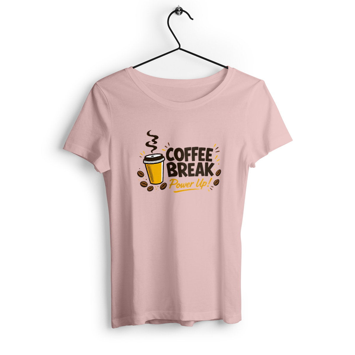 T-shirt Femme Epais - Pause café - face_4
