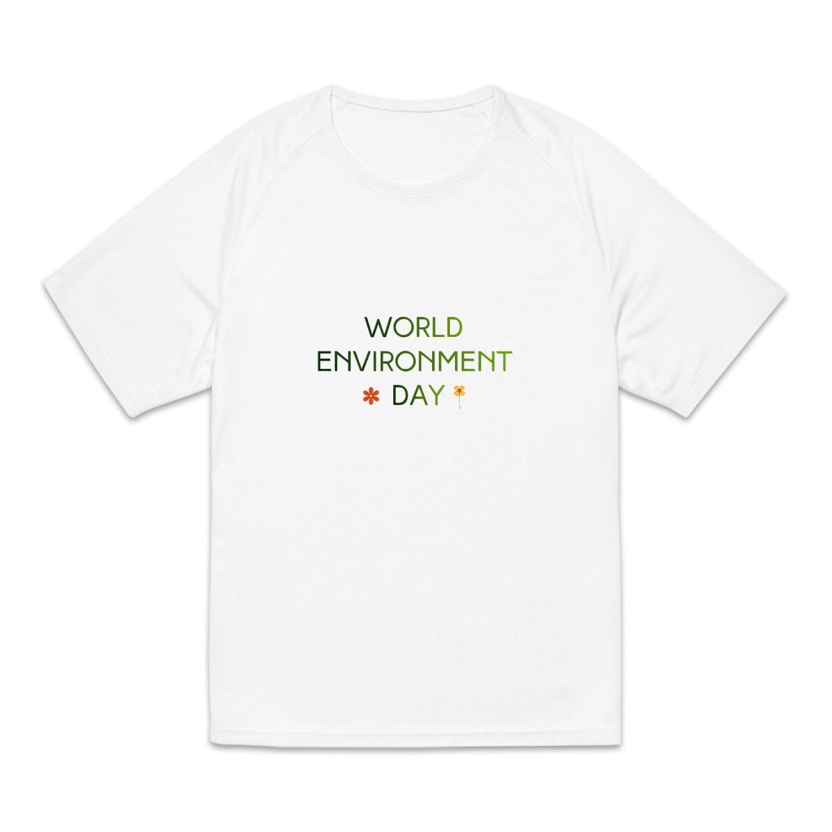 T-shirt de sport recyclé pour homme - Célébrez la Journée de l'Environnement - face_5