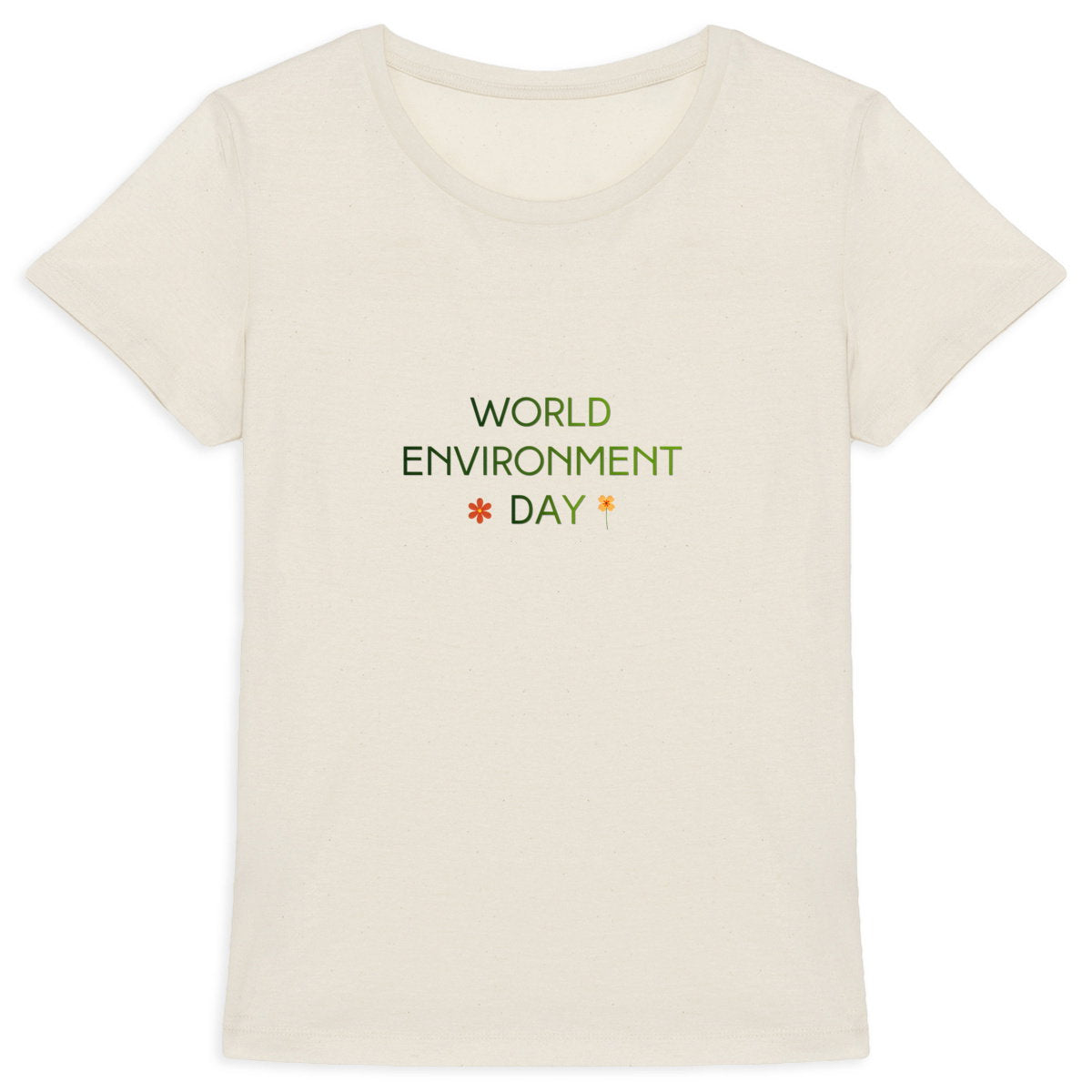 T-shirt Femme Epais : Célébrez la Journée Mondiale de l'Environnement - face_5
