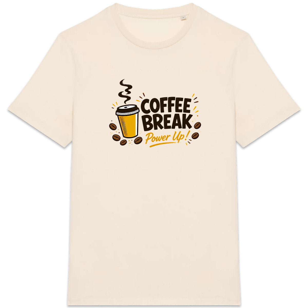 T-shirt Unisexe épais - Pause café - face_9