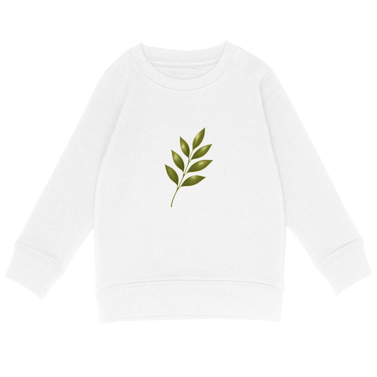 Sweat-shirt Léger Enfant - La Beauté Fragile de la Nature - face_blanc